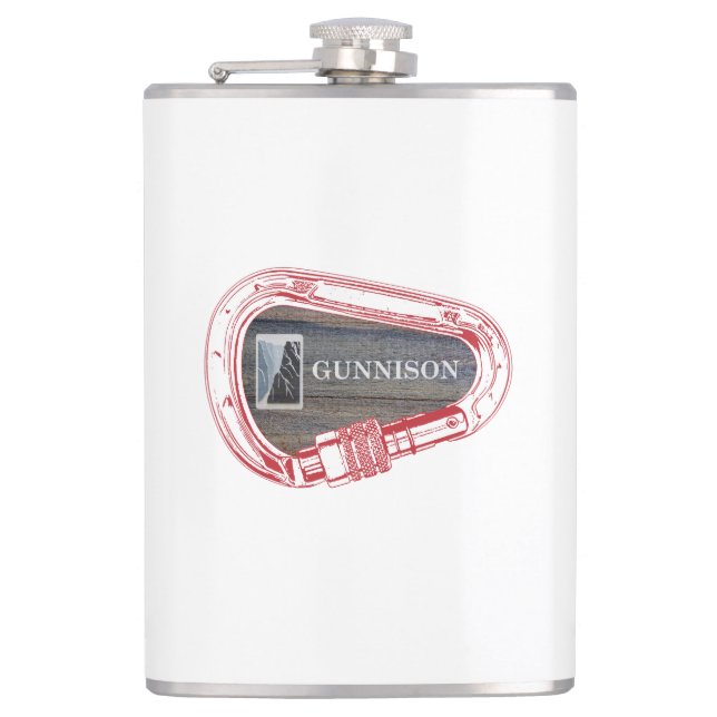Gunnison Climbing Carabiner Flachmann (Vorderseite)