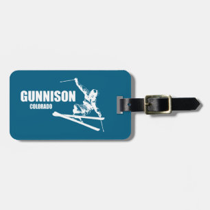 Gunnison Colorado Skifahrer Gepäckanhänger
