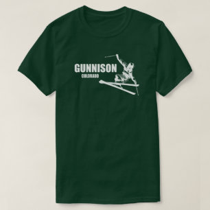 Gunnison Colorado Skifahrer T-Shirt