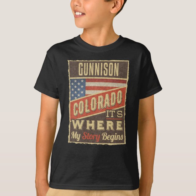 Gunnison Colorado T-Shirt (Vorderseite)
