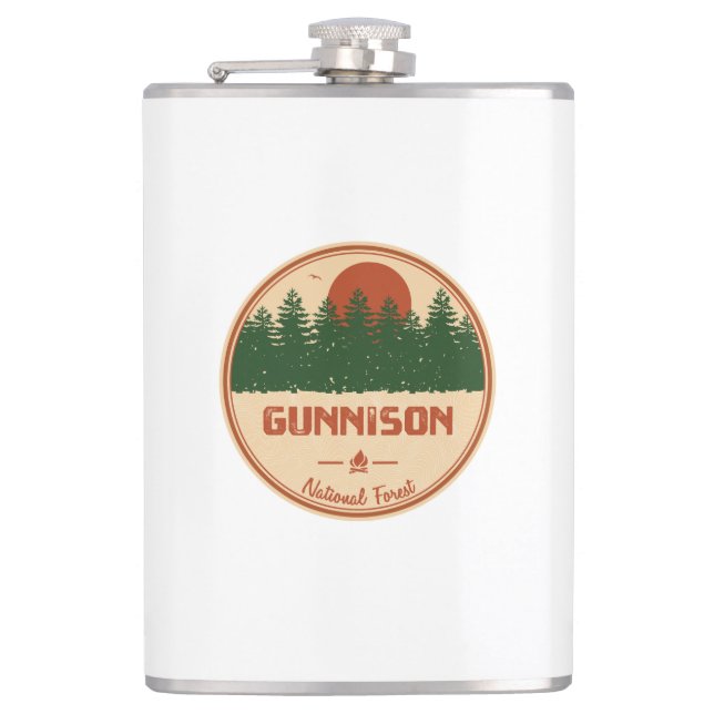 Gunnison National Forest Flachmann (Vorderseite)