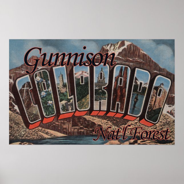 Gunnison Nat'l Forest, Colorado Poster (Vorne)