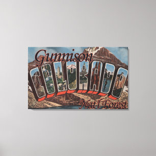 Gunnison staatlicher Wald, Colorado Leinwanddruck