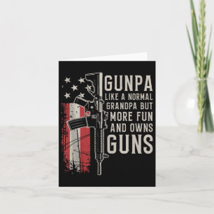 Gunpa wie Normal Opa mehr Spaß Eigener Sonnenschei Karte