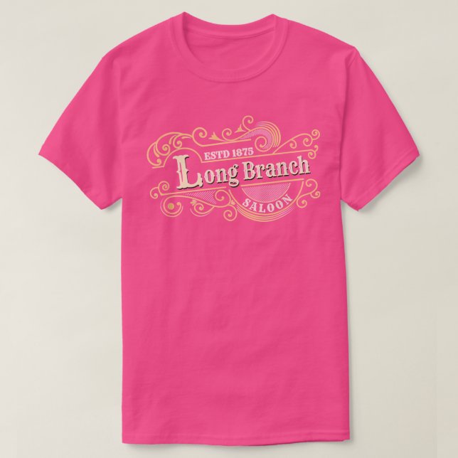 Gunrauch Long Branch Saloon Cowboy Trigun mit Fa T-Shirt (Design vorne)