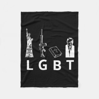 Guns Bible Trump Fleecedecke