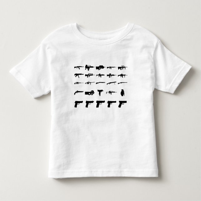 Guns Kleinkind T-shirt (Vorderseite)