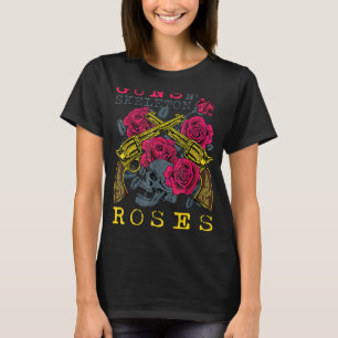 Guns N' Skeleton Rose T-Shirt