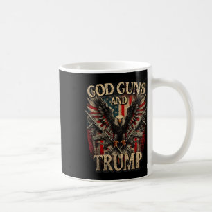 Guns und Trump 2. Flag Adler Kaffeetasse