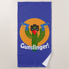 Gunslinger Cactus Design - Strandtuch