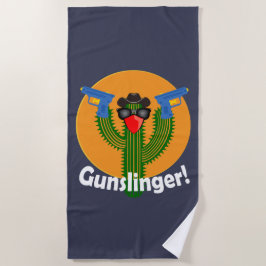 Gunslinger Cactus Design - Strandtuch