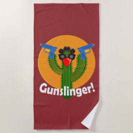 Gunslinger Cactus Design - Strandtuch