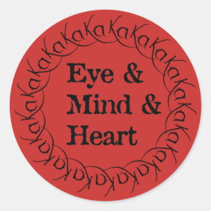 Gunslinger Creed & Wheel of Ka Runder Aufkleber