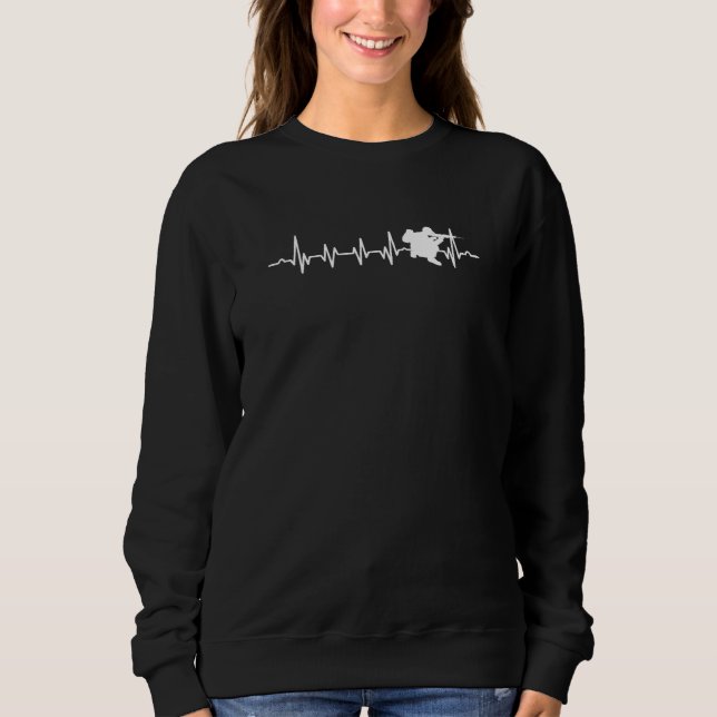 Gunslinger Gun Hunter Sniper Gunner Shooting Hear Sweatshirt (Vorderseite)