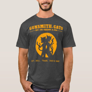 Gunsmith Cats Shop orange T-Shirt