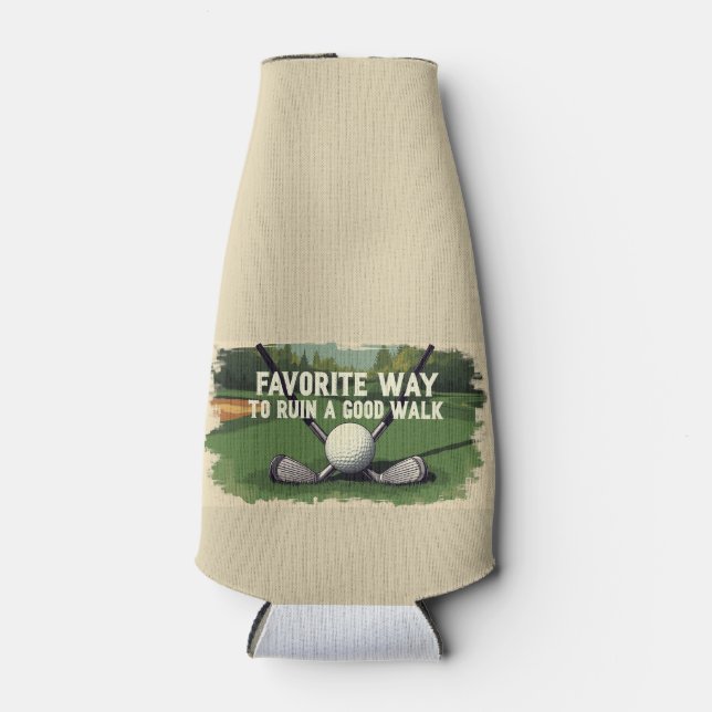 Günstige Art, einen guten Spaziergang zu machen Flaschenkühler (Vorderseite)