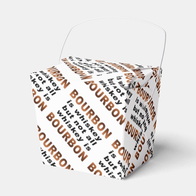 GÜNSTIGE BOXEN - Nicht jeder Whiskey ist BOURBON! Geschenkschachtel (Vorderseite)