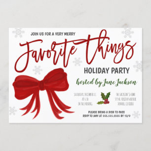 Günstige Dinge Feiertag Einladung