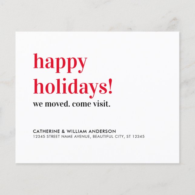 Günstige Ferien - Wir haben den Besuch verschoben (Vorderseite)