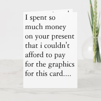 günstige Geburtstagskarte. Karte