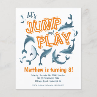 Günstige Kletterpartie Dolphin Park Kinder Party G Flyer