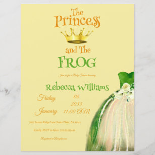 Günstige und grüne Princess Frog Kinderdusche