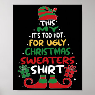 Günstige Weihnachts-Sweaters Funny Xmas Männer Fra Poster