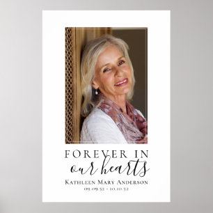 Günstiges Einfaches Begräbnis Willkommensschild Poster