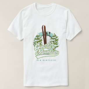 Gunstock Mountain New Hampshire Skiposter T-Shirt