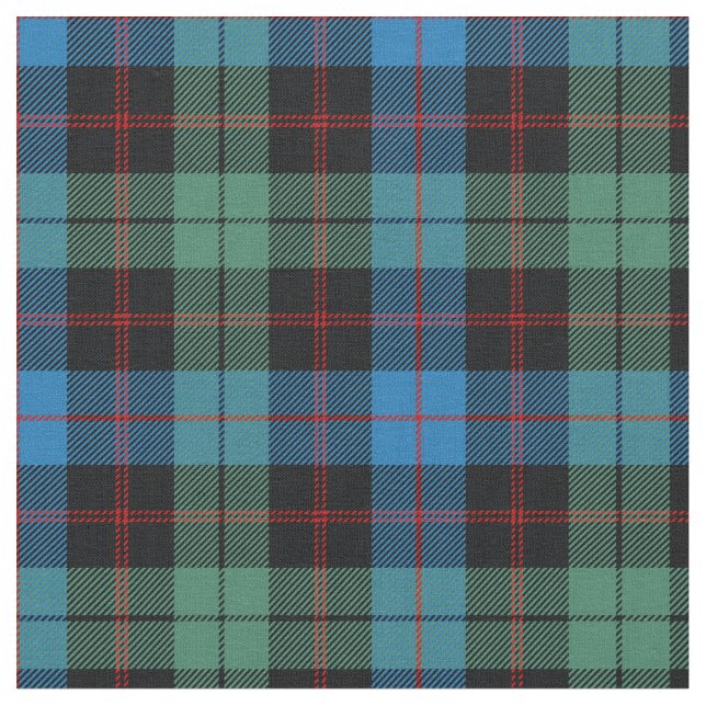 Gunthrie Tartan-Druck Stoff (Nahaufnahme)