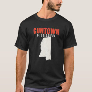 Guntown Mississippi USA Staat America Travel Missi T-Shirt