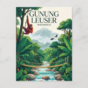 Gunung Leuser Nationalpark Indonesien Postkarte