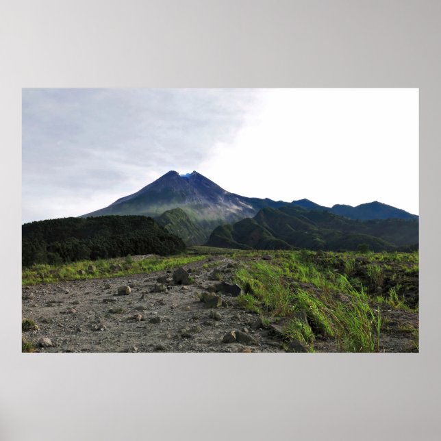 Gunung Merapi Poster (Vorne)
