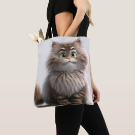 GUOFY SMILING GRAY TABBY CARTOON CAT