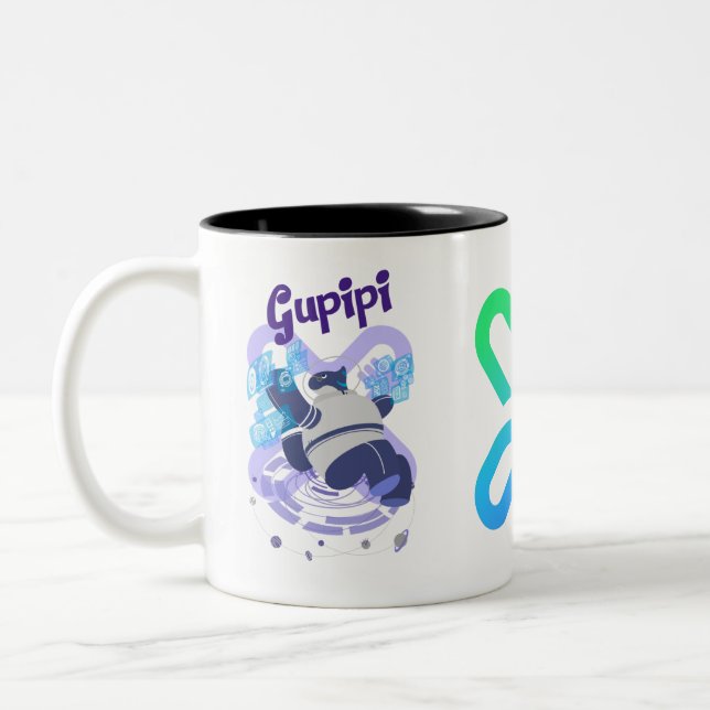 Gupipi coffee cup zweifarbige tasse (Links)