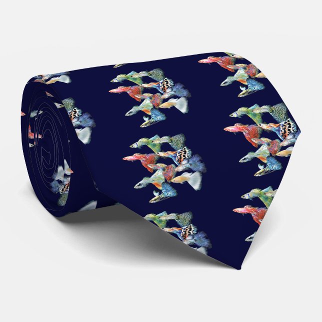 Guppies Krawatte (Gerollt)