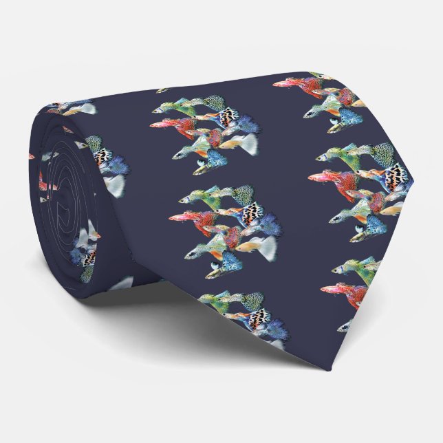 Guppies Krawatte (Gerollt)