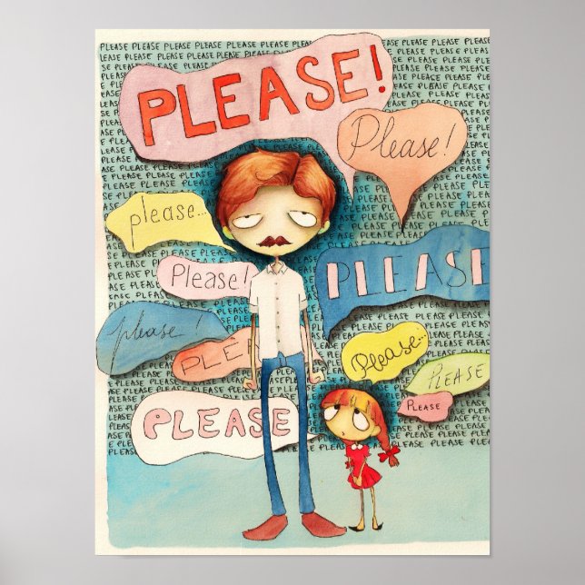 Guppy Butter - Bitte! Poster (Vorne)