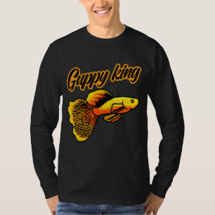 Guppy King Aquarium Fishing Aquarist T-Shirt