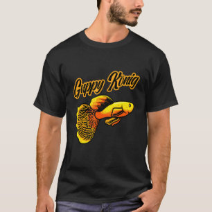 Guppy-König Aquarienfische Aquaristiker T-Shirt