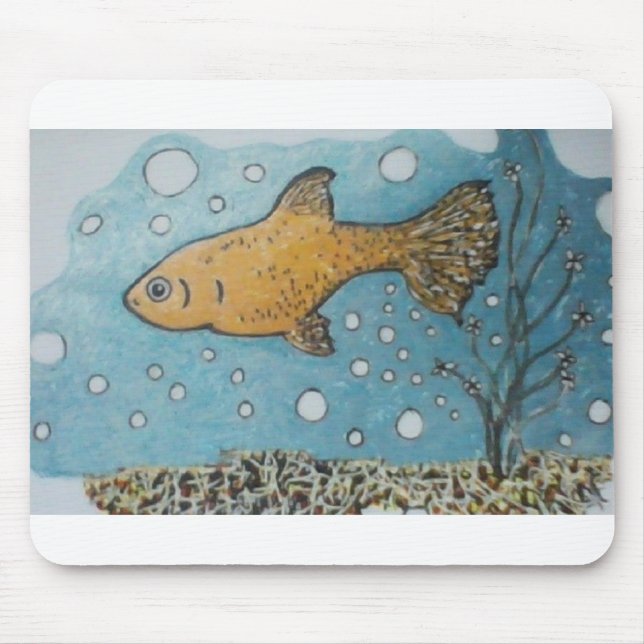 Guppy-Liebe Mousepad (Vorne)