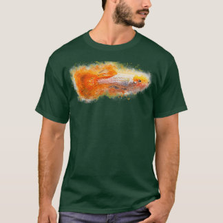 Guppy-Männchen Koi Poecilia reticulata T-Shirt