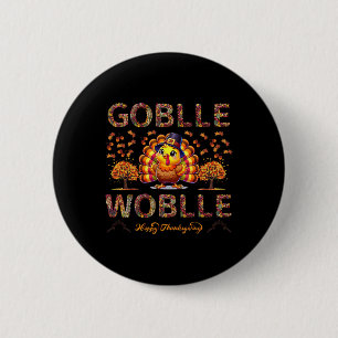 Gurgel bis du wackelst Lustiges Florales Erntedank Button