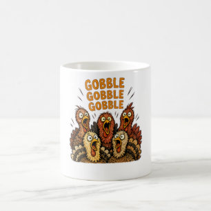 Gurgel Gurgel Gurgel Truthahn Thanksgiving Design Kaffeetasse