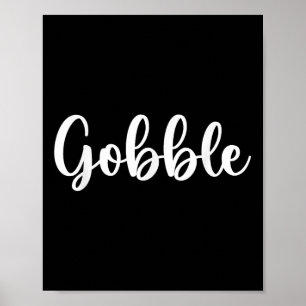 Gurgel Truthahn Frohes Erntedankfest Geschenke Für Poster