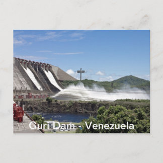 Guri Dam Postal Postkarte