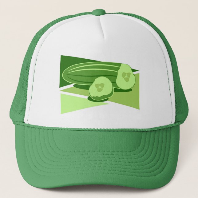 Gurke Truckerkappe (Vorderseite)