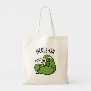 Gurken-artig Kitzlig Lustig Gurken Puns Tragetasche