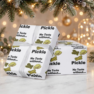 Gurken eingelegt Ohne Einmachparty kein Geschmack Geschenkpapier