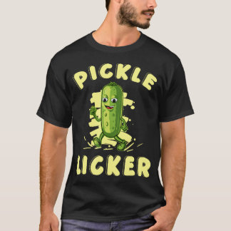 Gurken-Einmachglas Lustiger Veganer Gurken-Lecker T-Shirt